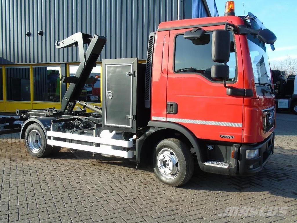 MAN TGL 8.150 + EURO 6 شاحنات الرافعات الخطافية