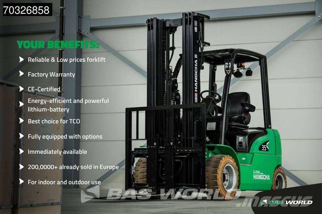 Hangcha CPD18 Carretilla elevadora eléctrica de iones de l Elektrische heftrucks