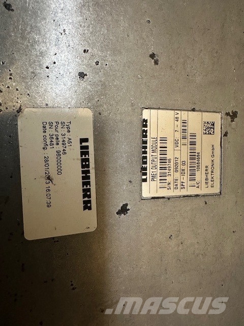 Liebherr R 960 ELECTRONIC PARTS COMPLET Elektronika