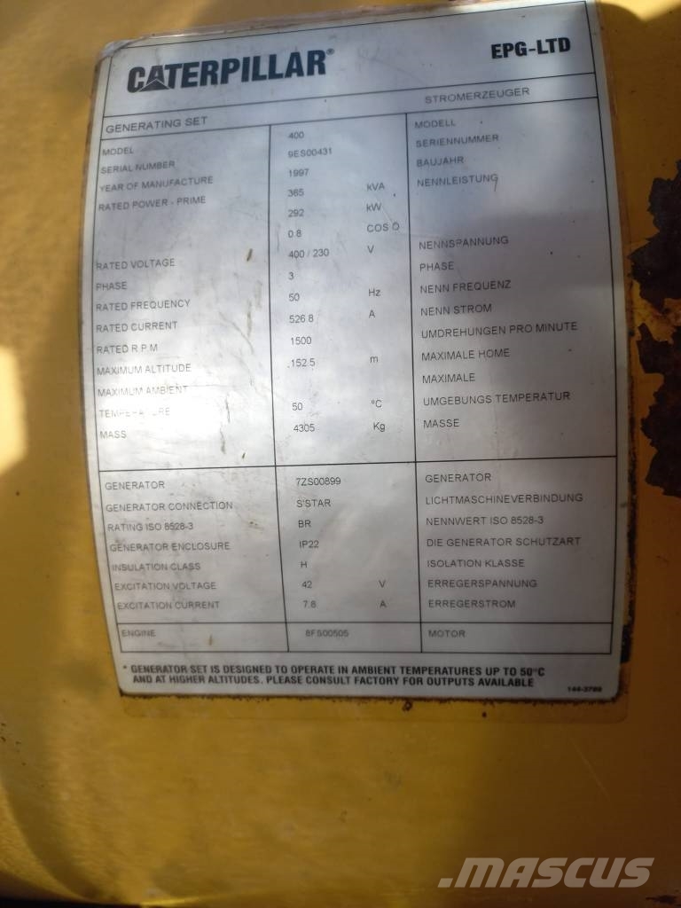 CAT 3406 400 柴油发电机