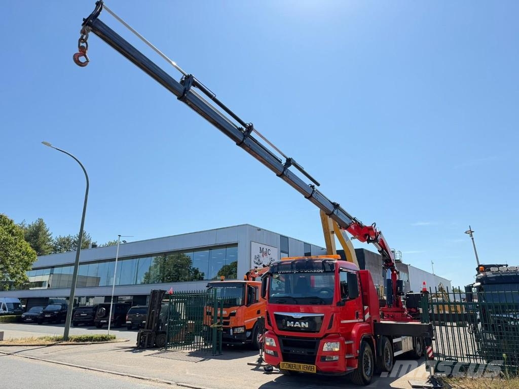 MAN TGS 37.440 8X4 + CRANE FASSI F820 (6x) - *265.000k Kranen voor alle terreinen