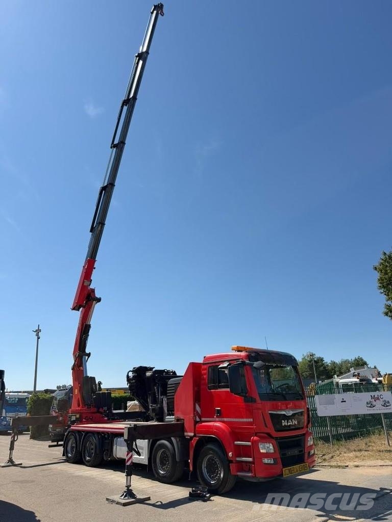 MAN TGS 37.440 8X4 + CRANE FASSI F820 (6x) - *265.000k Kranen voor alle terreinen