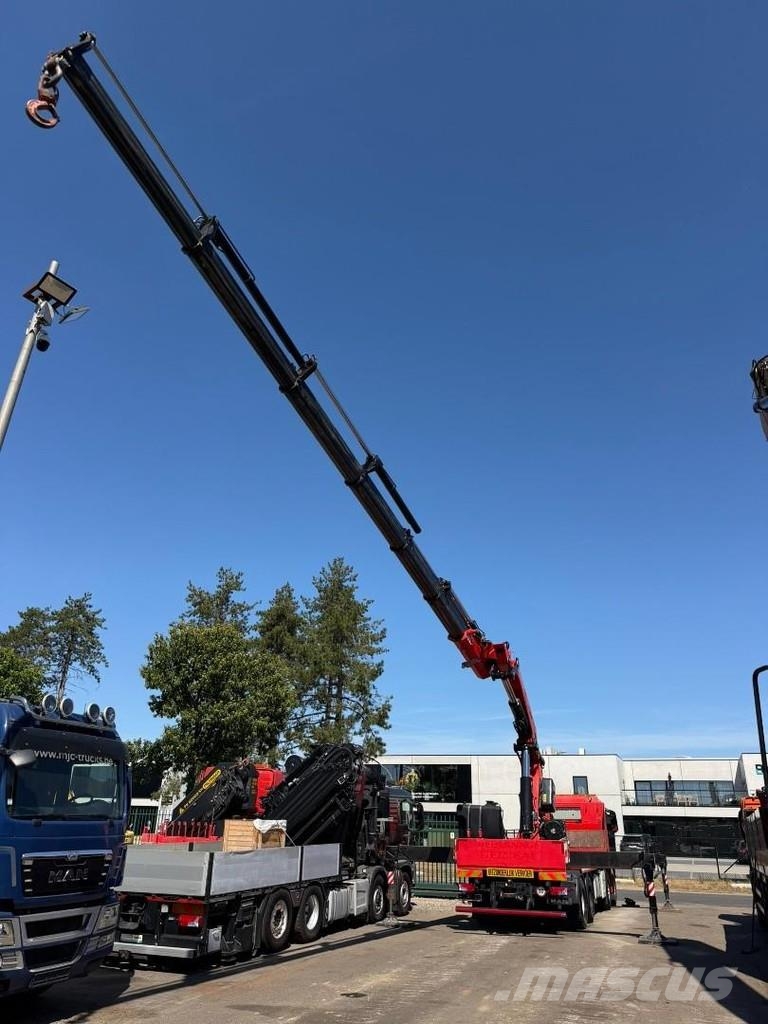 MAN TGS 37.440 8X4 + CRANE FASSI F820 (6x) - *265.000k Kranen voor alle terreinen