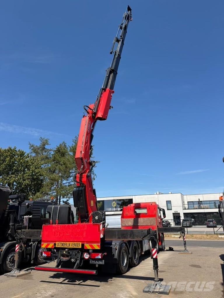 MAN TGS 37.440 8X4 + CRANE FASSI F820 (6x) - *265.000k Kranen voor alle terreinen