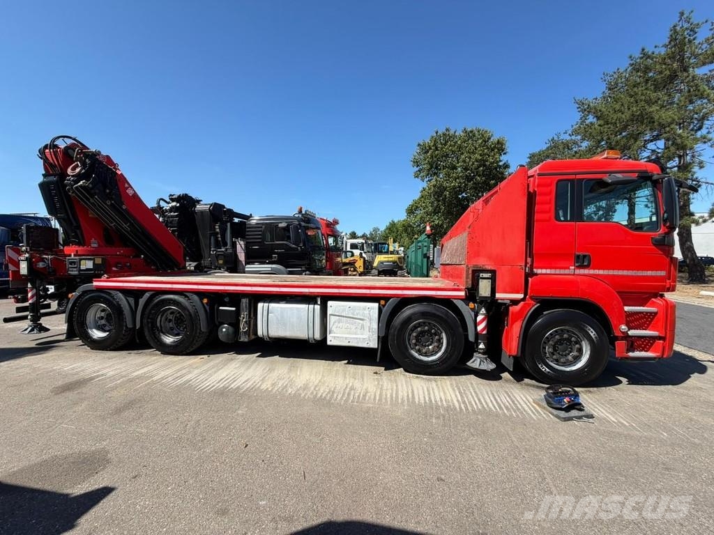 MAN TGS 37.440 8X4 + CRANE FASSI F820 (6x) - *265.000k Kranen voor alle terreinen