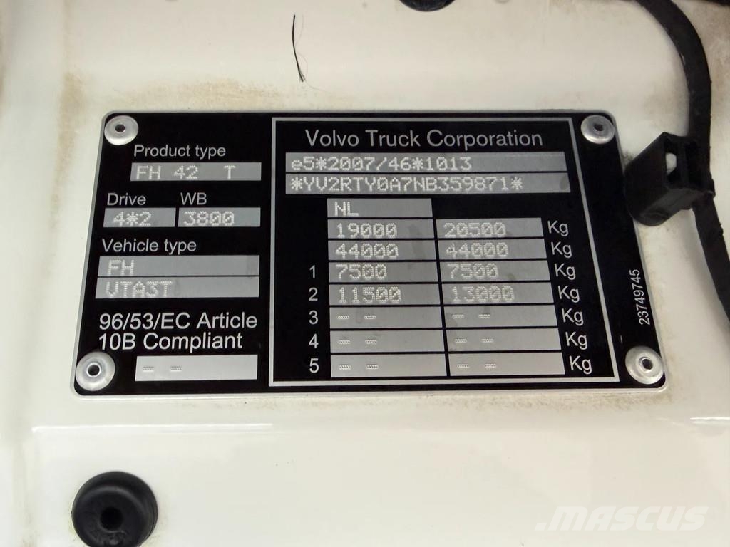 Volvo FH 460 Globetrotter XL *VIN = NB* 2 Tank Tegljači