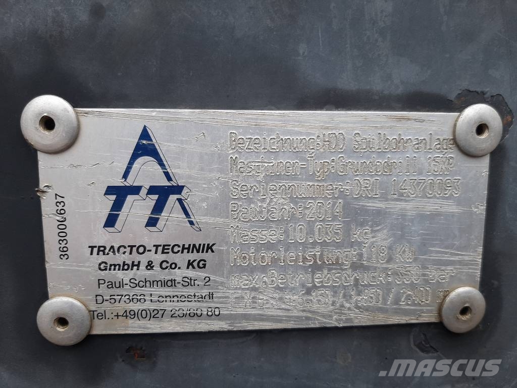 Tracto-Technik Grundodrill 15XP Horisontaalsed puurmasinad