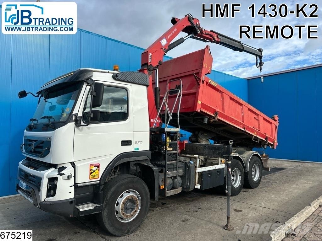 Volvo FMX 370 EURO 5, 6x4, HMF, Remote, Steel suspeniosn Kiper tovornjaki