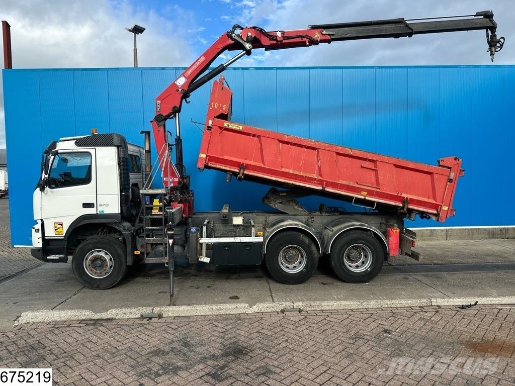 Volvo FMX 380 EURO 5, 6x4, HMF, Remote, Steel suspeniosn Pašizgāzējs