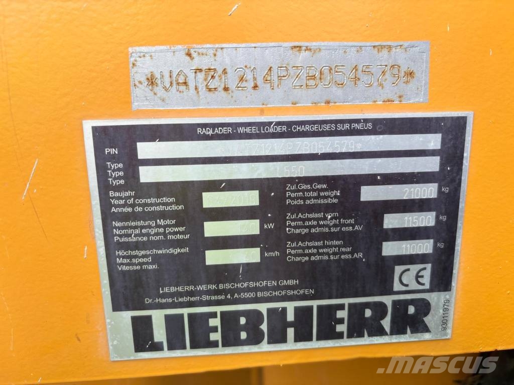 Liebherr L 550 XPower Gumikerekes homlokrakodók