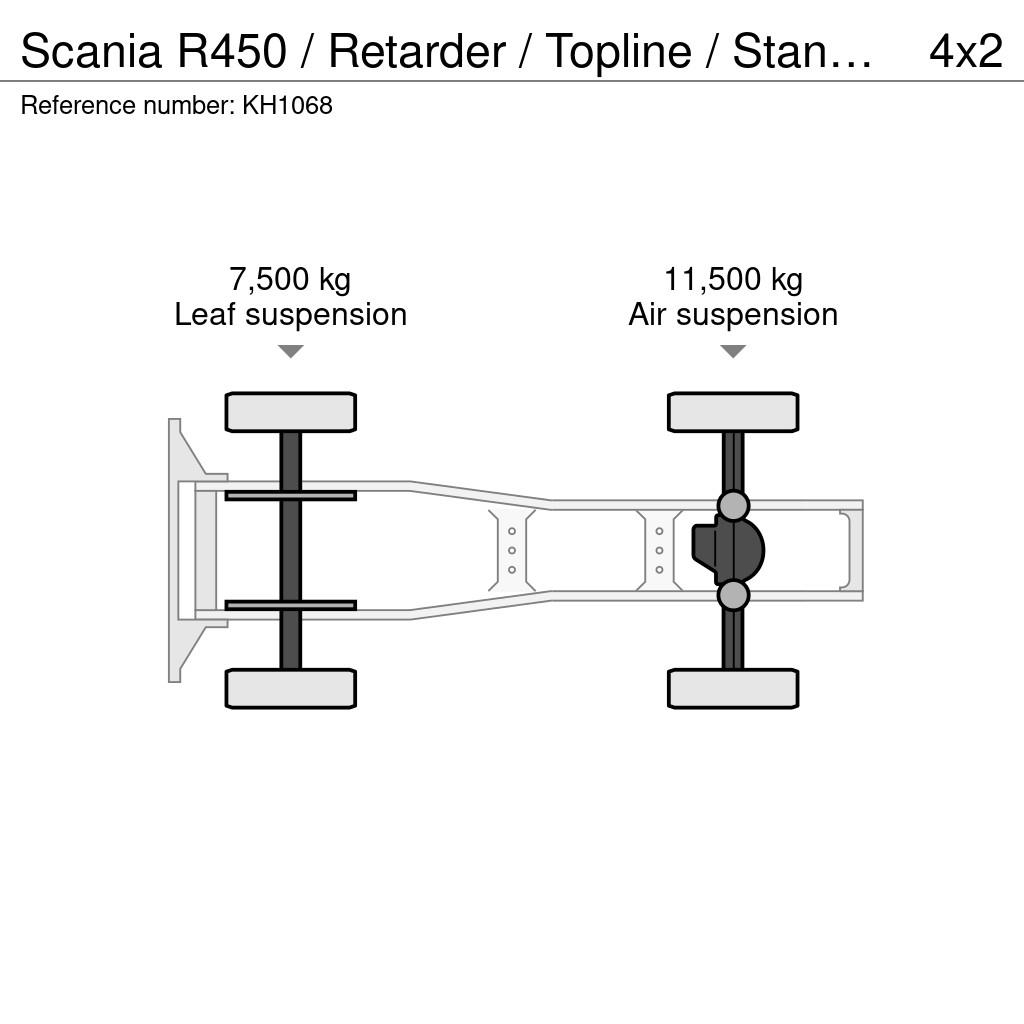 Scania R450 / Retarder / Topline / Standklima ACC / Holla Vlačilci