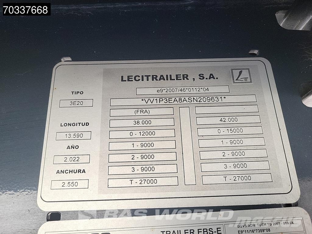 Lecitrailer 3E20 Rolltor Liftachse SAF Semirimorchi a cassone chiuso