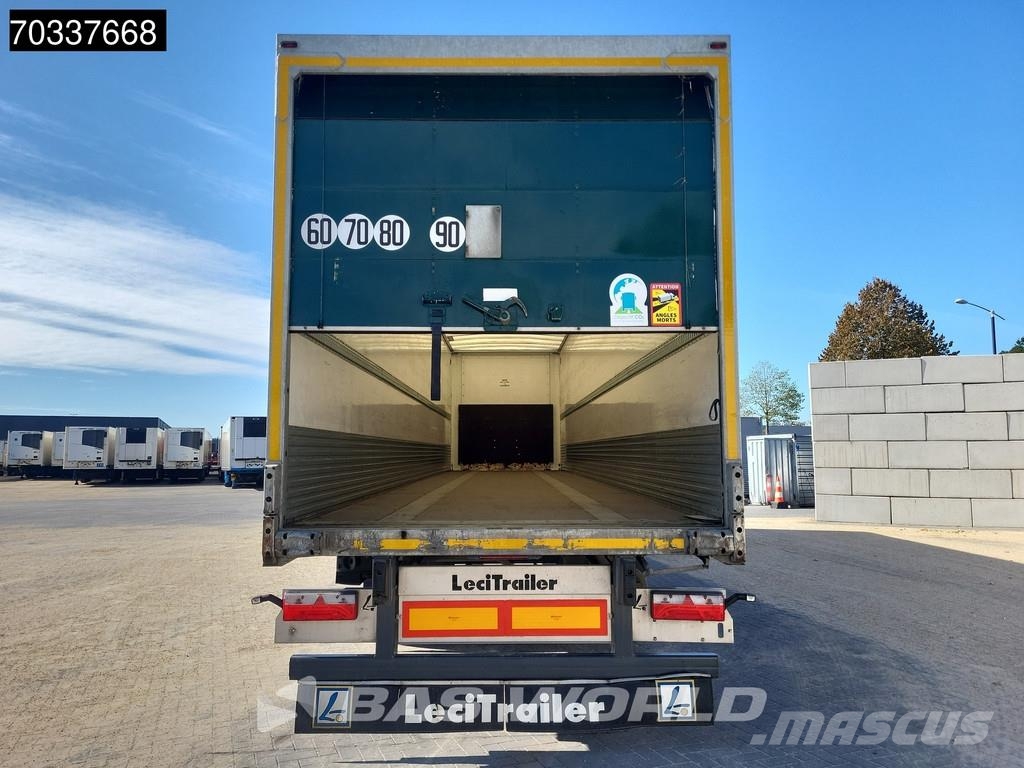 Lecitrailer 3E20 Rolltor Liftachse SAF Semirimorchi a cassone chiuso