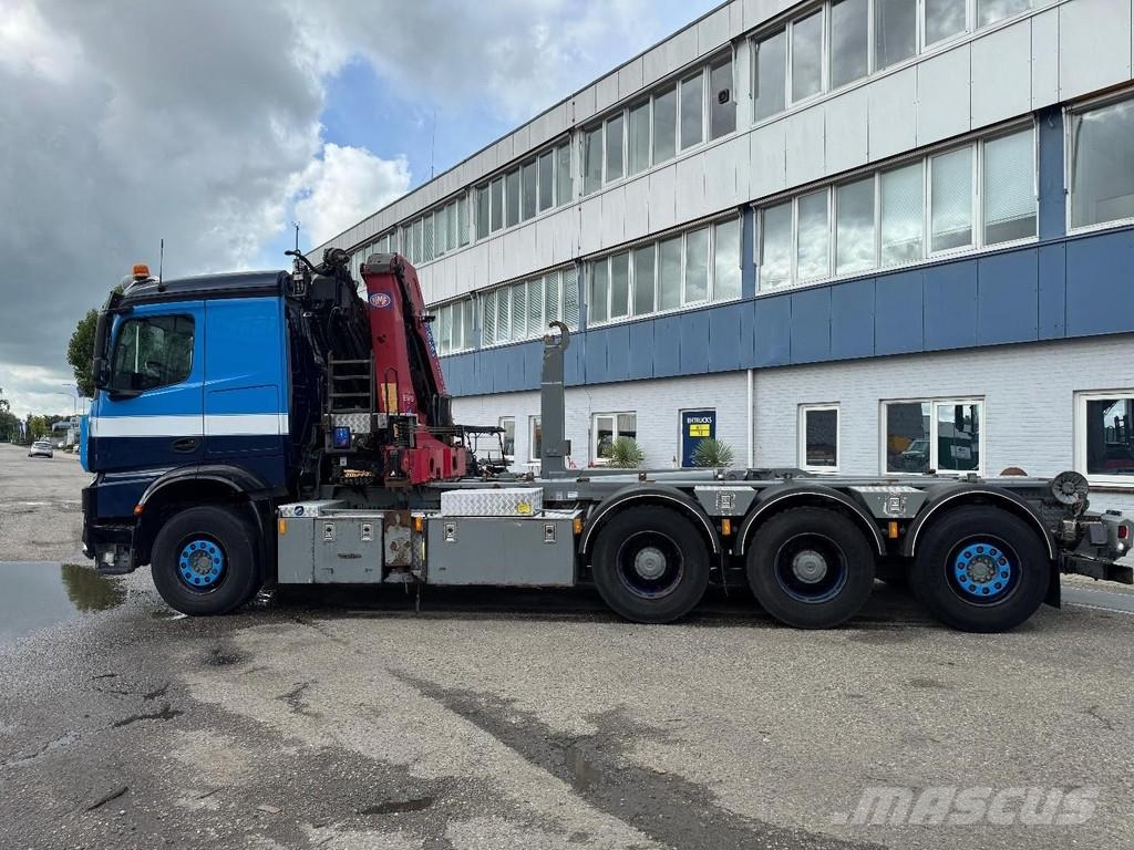 Mercedes-Benz Arocs 3251 8X4 EURO 6 + HMF 2620K-RC + REMOTE CONT Camiones elevadores de gancho