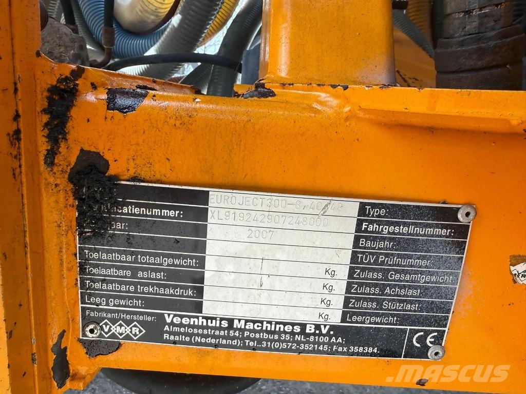 Veenhuis euroject 300-8,40/48 Zodebemester Injecte صهاريج الملاط