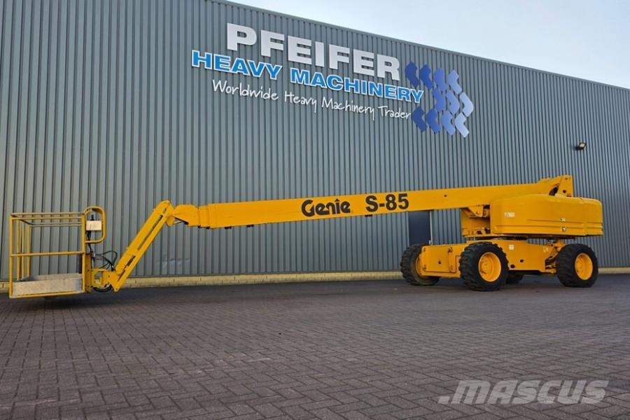 Genie S85 As-Is, Diesel, 4x4 Drive, 27.7m Working Height Plataformas con brazo de elevación telescópico