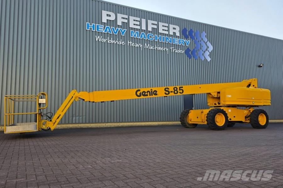 Genie S85 As-Is, Diesel, 4x4 Drive, 27.7m Working Height Teleskopske podizne platforme