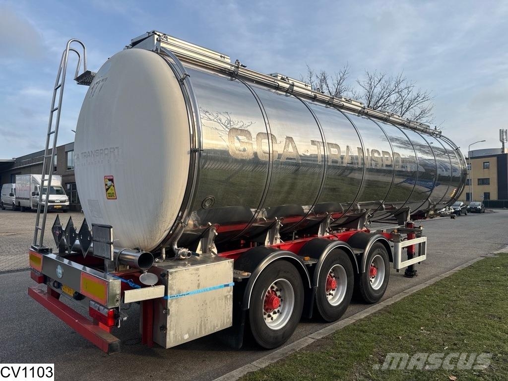  GRW Chemie 37.500 Liter, 1 Comp, Lift axle Semi Reboques Cisterna