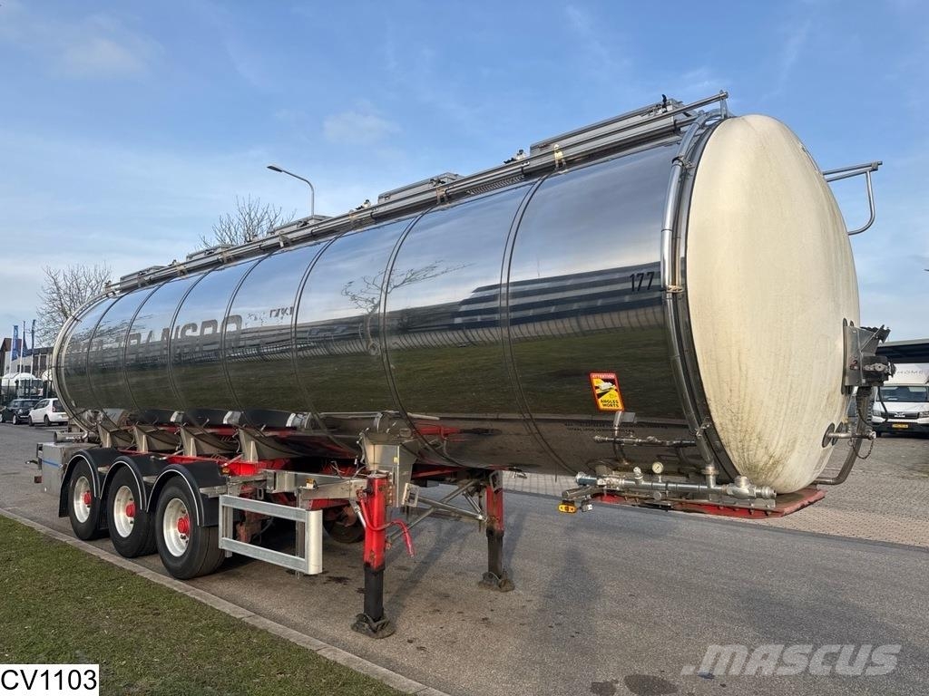  GRW Chemie 37.500 Liter, 1 Comp, Lift axle Semi Reboques Cisterna