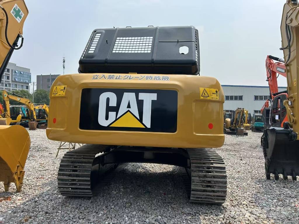 CAT 329D2L Materialumschlag