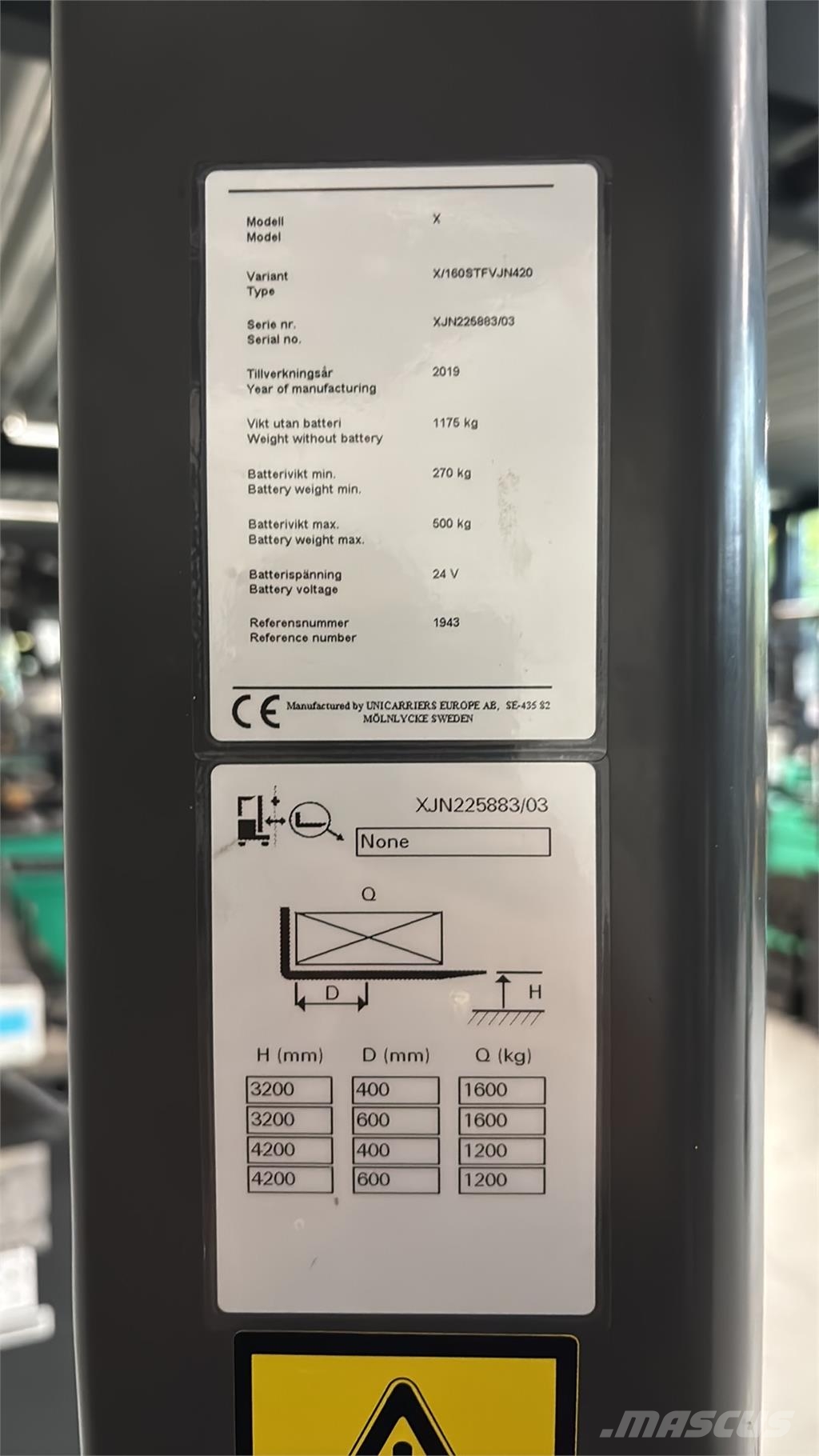 Atlet X160 Zelfrijdende stapelaars