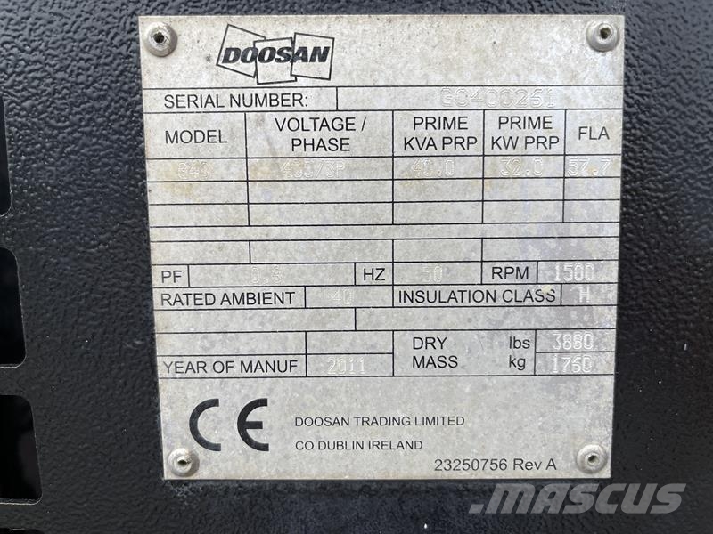 Doosan G40 Dizel agregati