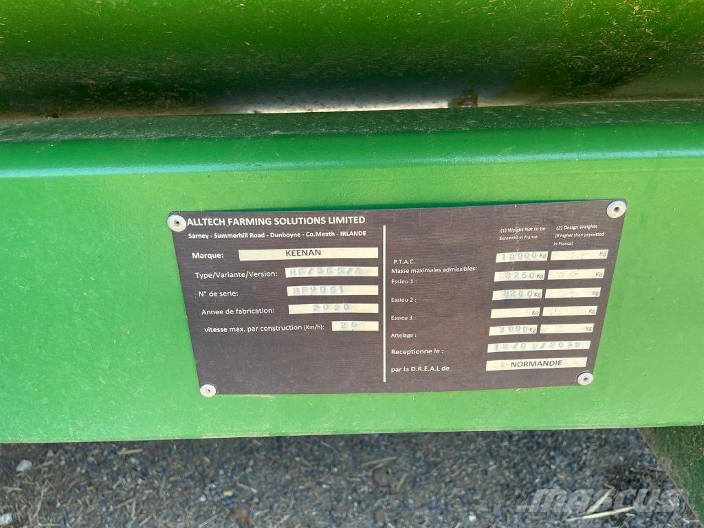 Keenan MECA FIBRE 365 Syöttölaitteet