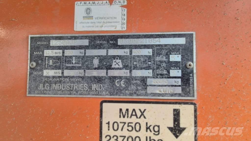JLG 1250 AJP Knikarmhoogwerkers