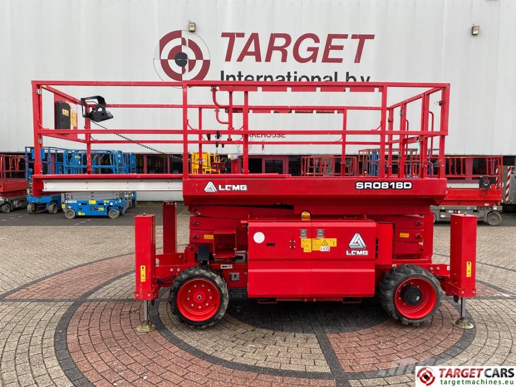 LGMG SR0818D Diesel 4x4 Scissor Work Lift 970cm Šķerveida pacēlāji