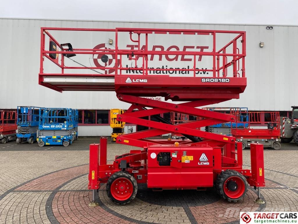 LGMG SR0818D Diesel 4x4 Scissor Work Lift 970cm Šķerveida pacēlāji