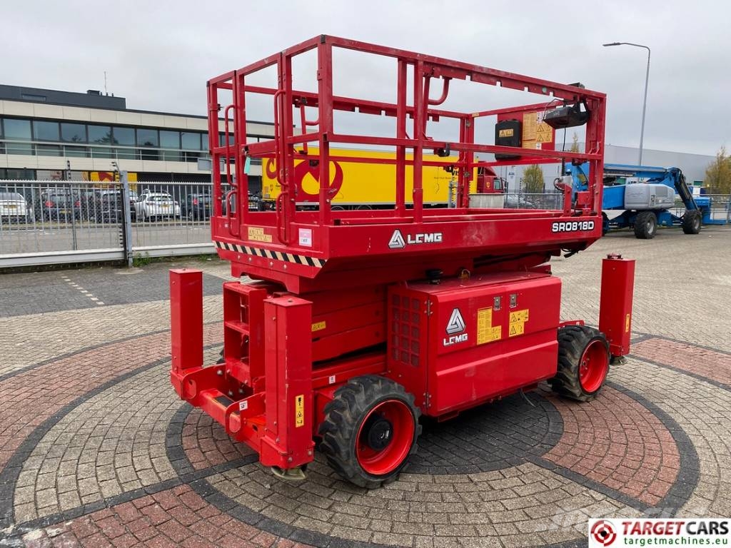 LGMG SR0818D Diesel 4x4 Scissor Work Lift 970cm Šķerveida pacēlāji