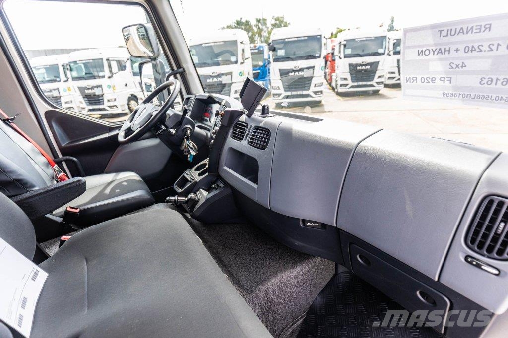 Renault D12.240+HAYON ANTEO 1.7T. Camiones con caja de remolque