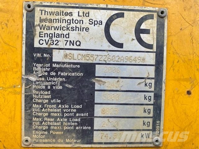 Thwaites 5T Vehículos compactos de volteo