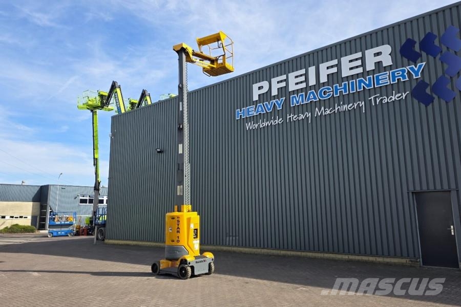 Haulotte STAR 10 Electric, 10m Working Height, 3m Reach, 20 رافعات سلة مفصلية