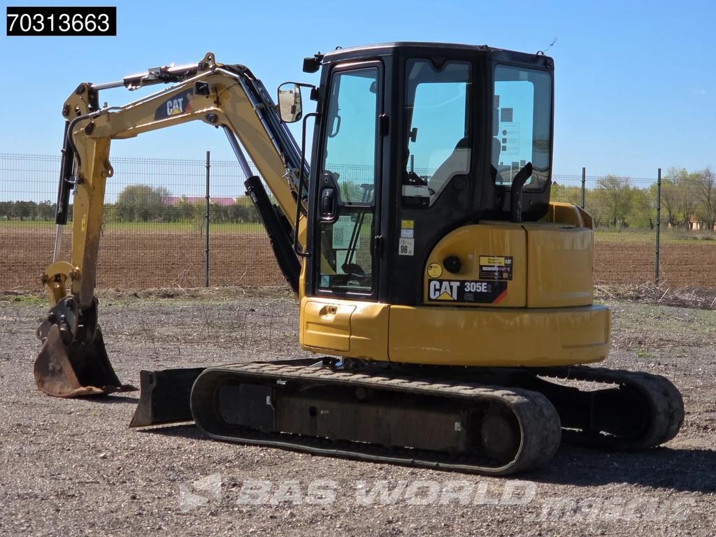 CAT 305 E2 3 Cucharas Miniescavatori