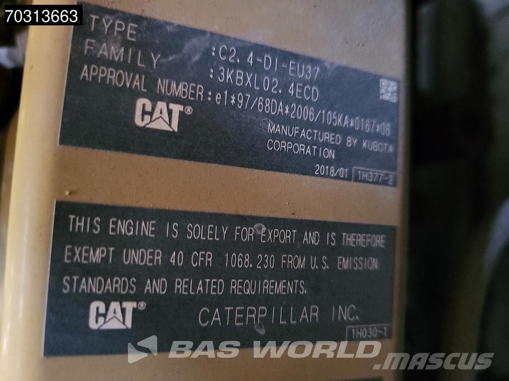CAT 305 E2 3 Cucharas Mini excavatoare < 7t