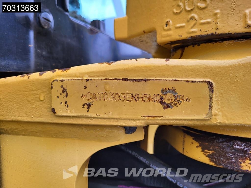 CAT 305 E2 3 Cucharas Miniescavatori