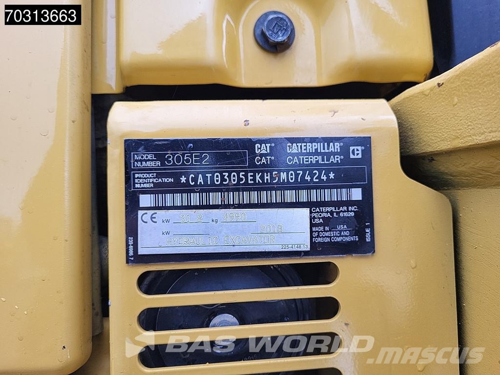 CAT 305 E2 3 Cucharas Mini excavatoare < 7t