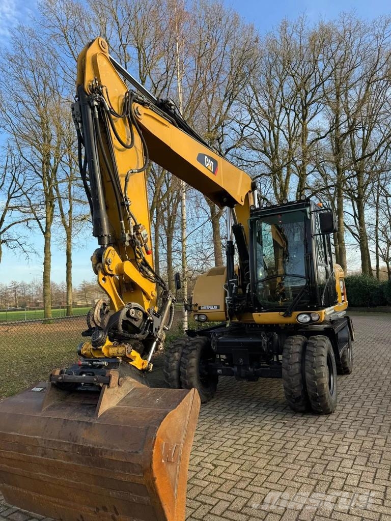 CAT M313D Mobiele kraan Wheeled excavators