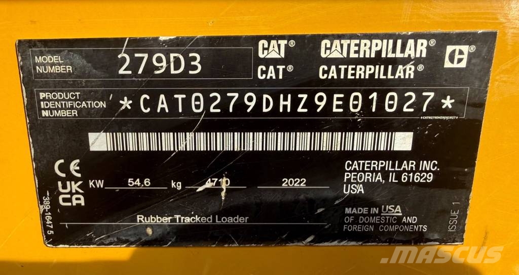 CAT 279 D3 Φορτωτές με ερπύστριες