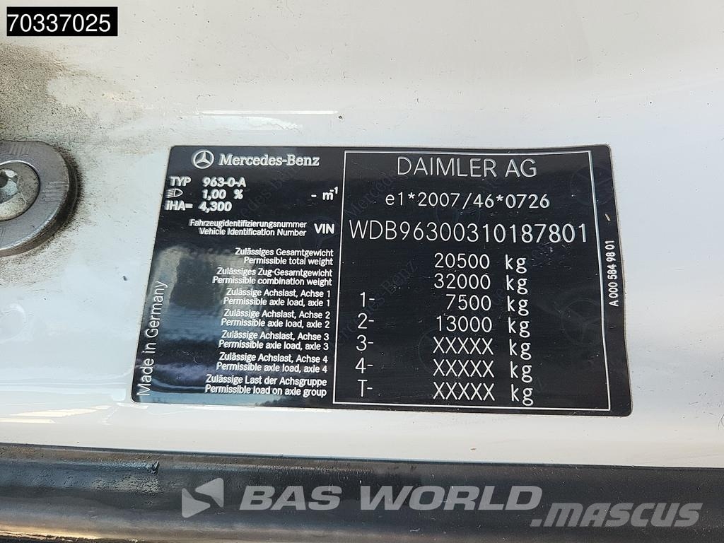 Mercedes-Benz Antos 2124 4X2 2t Tailgate 6-Cylinder Automatic Eu Fast kasse