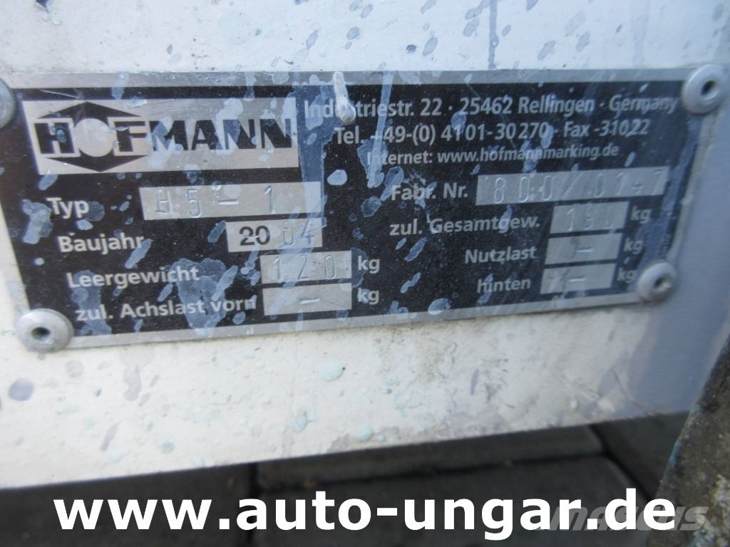 Hofmann H5-1 Straßenmarkierungsmaschine Roadmarking Machin Ostatní