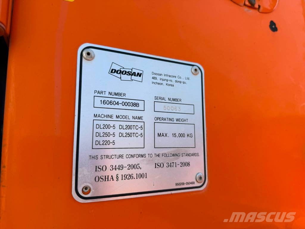 Doosan DL 200-5 Naudoti ratiniai krautuvai