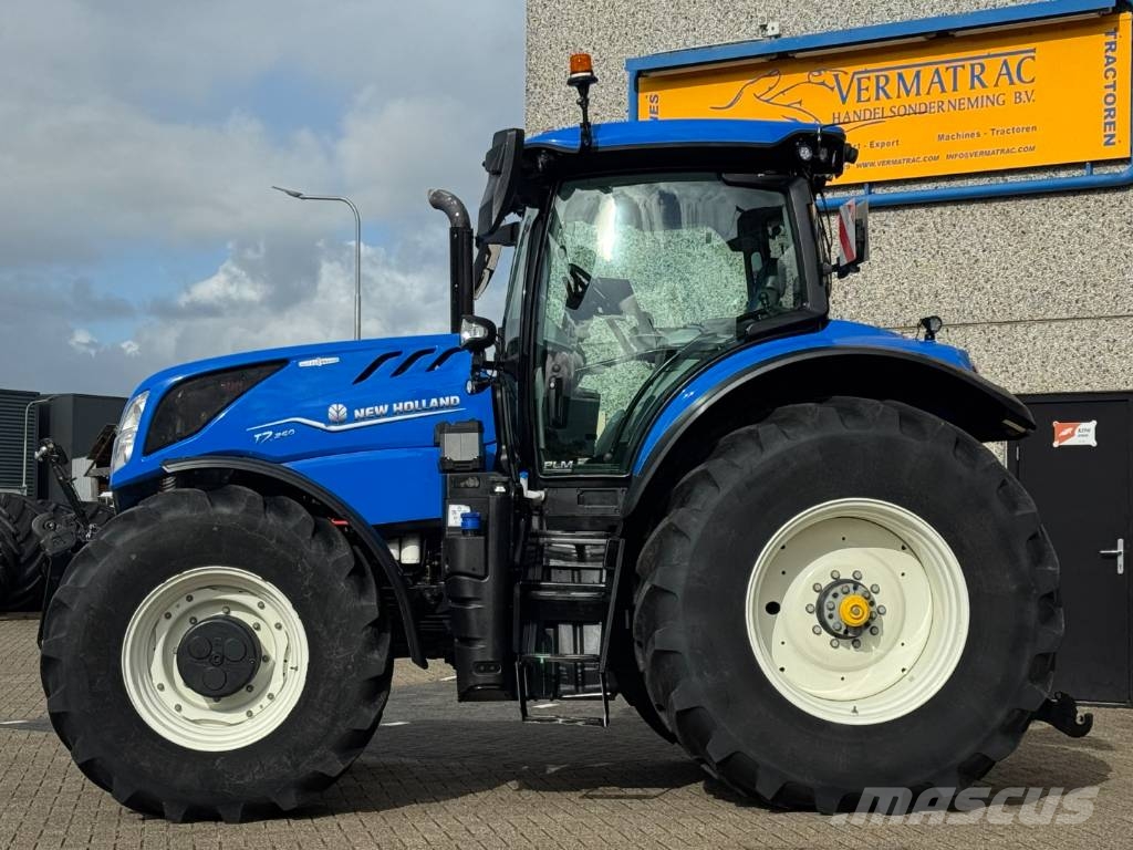 New Holland T7.260AC PLMI, Frontlinkage + PTO, airbrakes, 50k, Traktorji