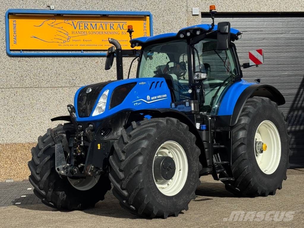 New Holland T7.260AC PLMI, Frontlinkage + PTO, airbrakes, 50k, Traktorji