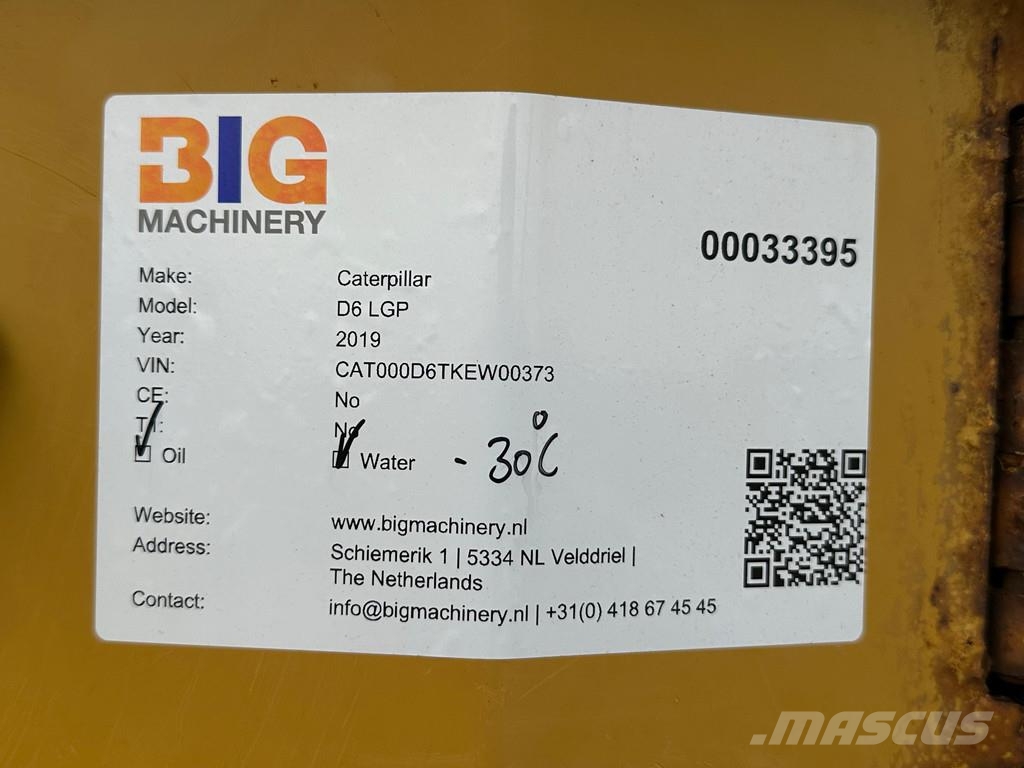 CAT D6 LGP Paletli dozerler