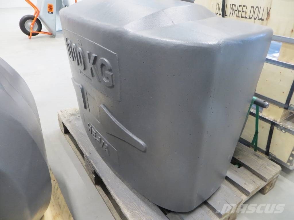 He-Va Etupaino 1000 kg 前配重块