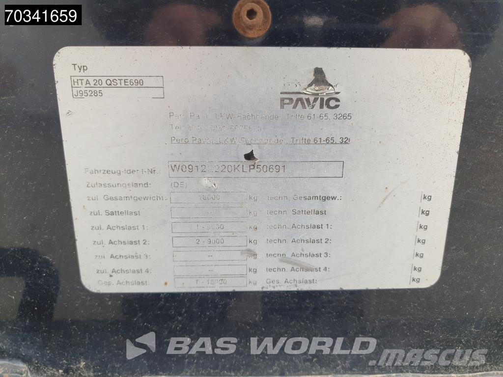 Pavic HT A 20 QSTE690 Prikolice za hlode