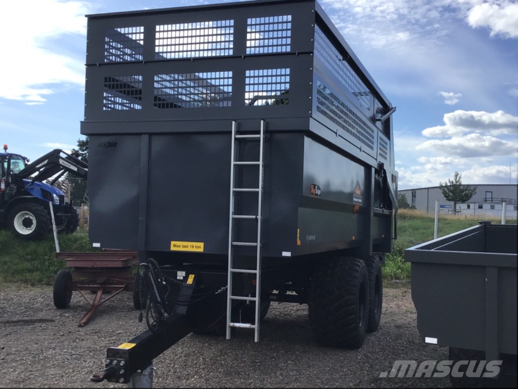 Palmse Trailer D1947 Demo Megavolym Remolques con caja de volteo