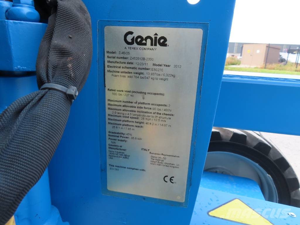 Genie Z 45/25 RT Knikarmhoogwerkers